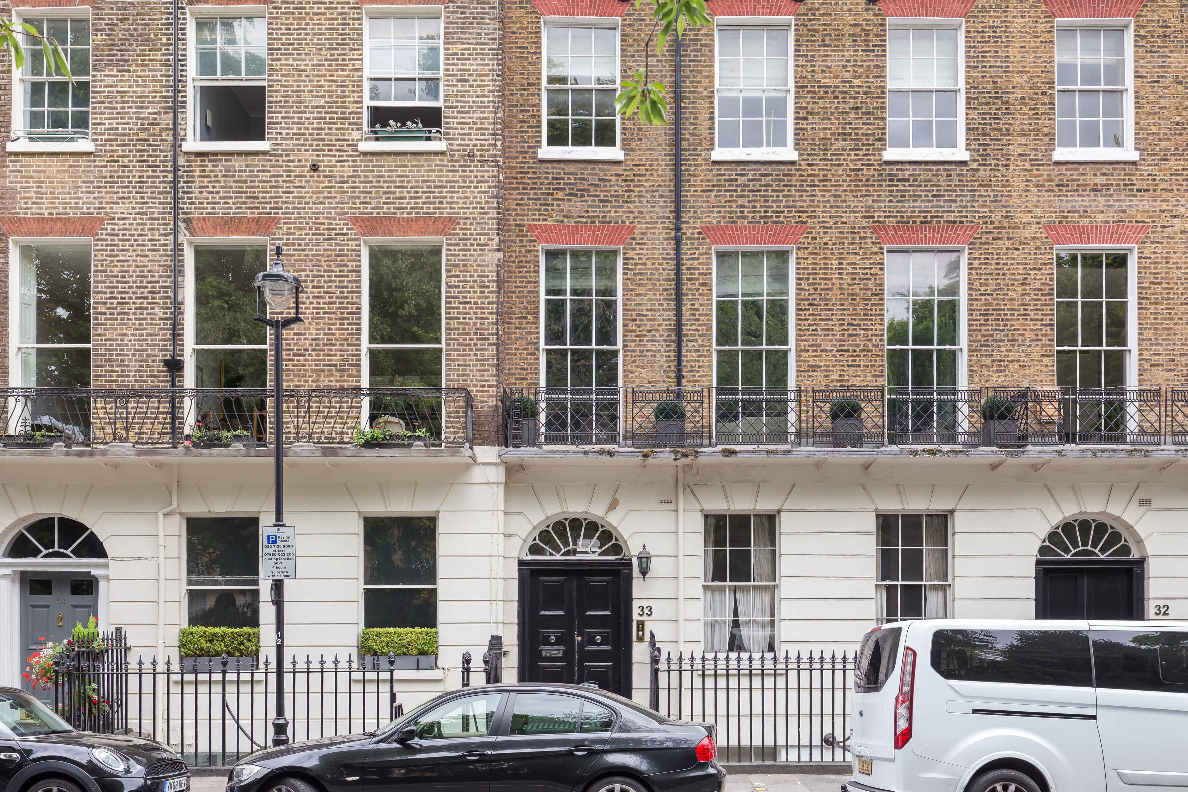 Georgian building exterior