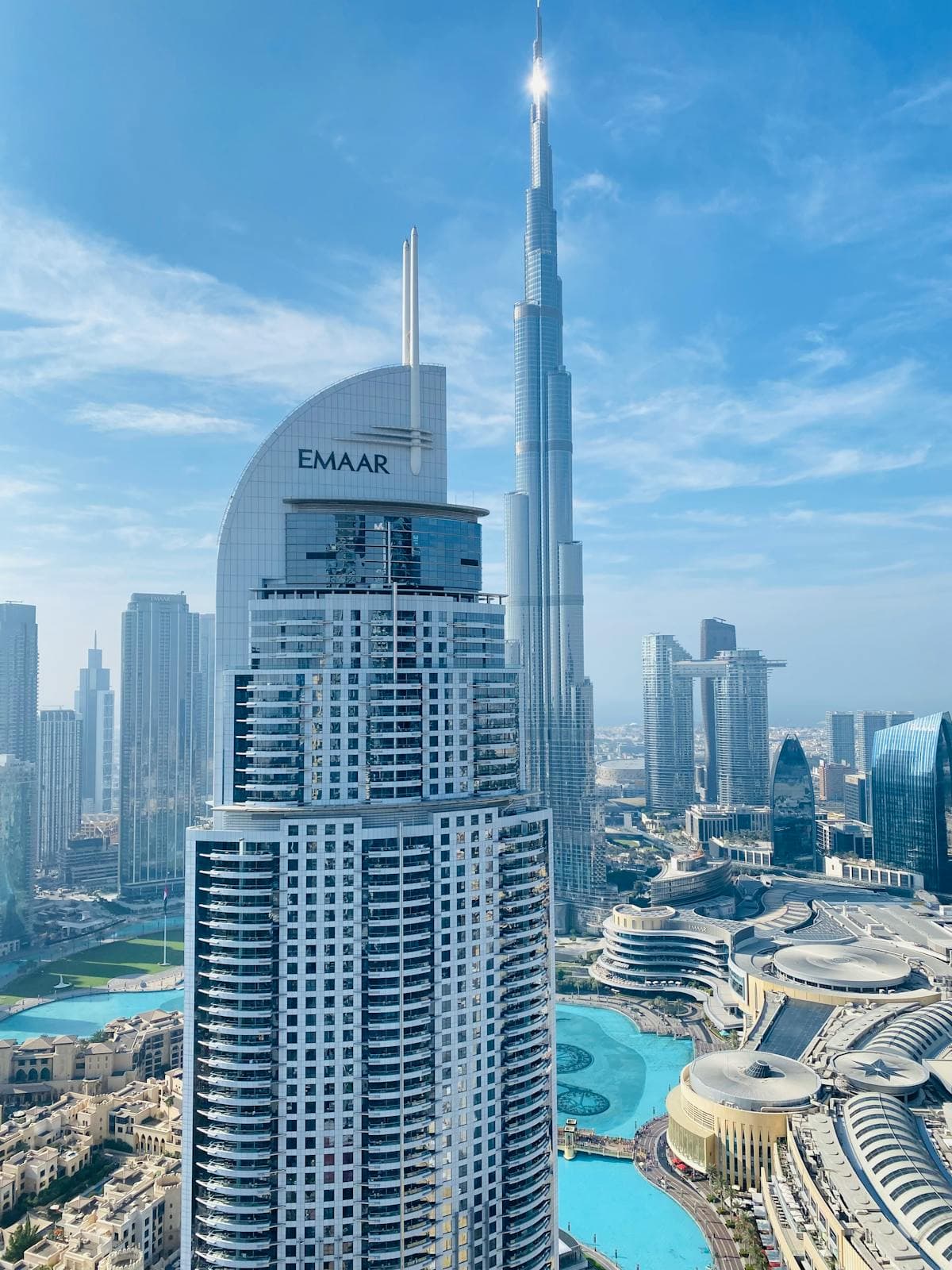 Burj Khalifa daytime view from apartment